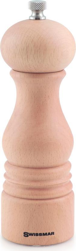 Swissmar - Culinary Castell 7" Natural Pepper Mill (18cm) - SMP1801CN - DISCONTINUED