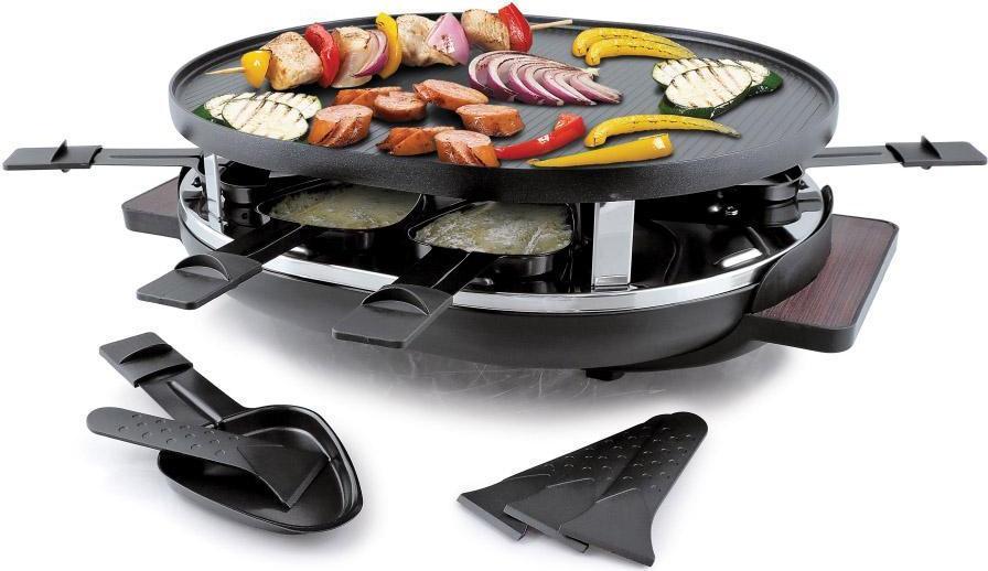Swissmar - Matterhorn Raclette Party Grill with Reversible Cast Aluminum Non-Stick Grill Plate - KF-77066 - DISCONTINUED