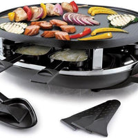 Swissmar - Matterhorn Raclette Party Grill with Reversible Cast Aluminum Non-Stick Grill Plate - KF-77066 - DISCONTINUED