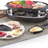 Swissmar - Matterhorn Raclette Party Grill with Reversible Cast Aluminum Non-Stick Grill Plate - KF-77066 - DISCONTINUED