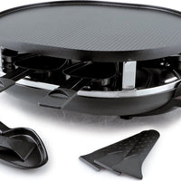 Swissmar - Matterhorn Raclette Party Grill with Reversible Cast Aluminum Non-Stick Grill Plate - KF-77066 - DISCONTINUED