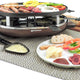 Swissmar - Matterhorn Raclette Party Grill with Reversible Cast Aluminum Non-Stick Grill Plate & Wood Base - KF-77068