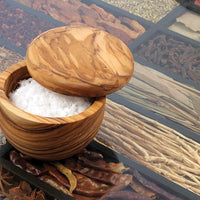 Swissmar - Napoli Olive Wood Salt Keeper - OLBX03 - DISCONTINUED