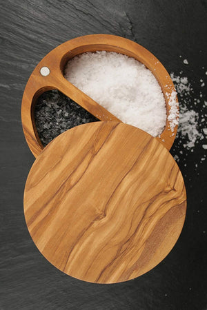 Swissmar - Palermo Olive Wood Salt Keeper - OLBX02