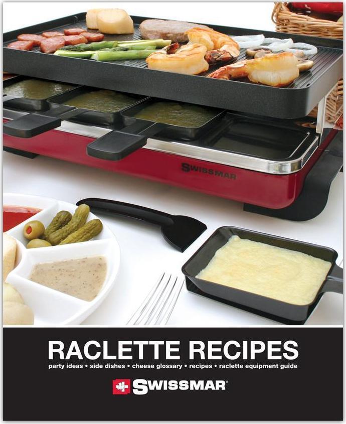 Swissmar - Raclette Recipe Book - English - RACBOOK1