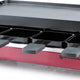 Swissmar - Red Raclette Party Grill with Reversible Cast Aluminum Non-Stick Grill Plate - KF-77041