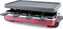 Swissmar - Red Raclette Party Grill with Reversible Cast Iron Grill Plate - KF-77046