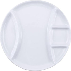 Swissmar - Set of 4 Round Raclette/Fondue Porcelain Plates - F77105