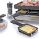 Swissmar - Stelvio Raclette Party Grill with Reversible Cast Aluminum Non-Stick Grill Plate - KF-77080