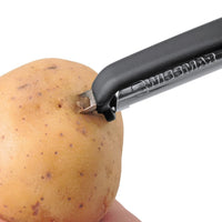 Swissmar - Swiss Julienne Straight Peeler Black/Orange - 00467BO - DISCONTINUED