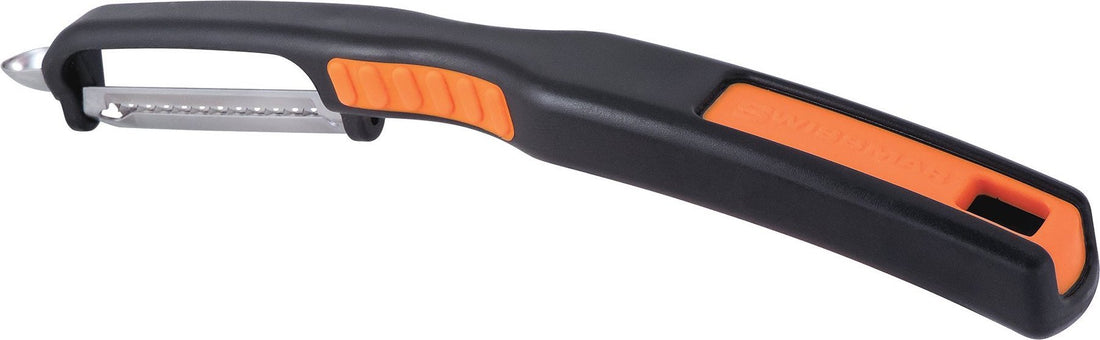 Swissmar - Swiss Julienne Straight Peeler Black/Orange - 00467BO - DISCONTINUED