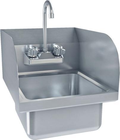 Tarrison - 11" x 11.25" x 13" Wall Mount Hand Sink - HSF9SP