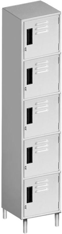 Tarrison - 12" x 15" x 67" Single Column Locker with Five Compartments - L12605P