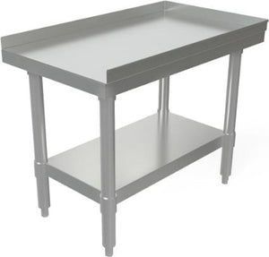 Tarrison - 12.125" x 24" x 24" Equipment Stand with Stainless Steel Legs & Undershelf - SES-2412