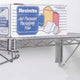 Tarrison - 14" Adjustable Double Shelf Bracket with PolySeal Clear Epoxy Finish - APB14ZD