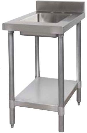 Tarrison - 18" x 30" Work Table with Prep Sink & Stainless Steel Undershelf - SWT4BS-18WS