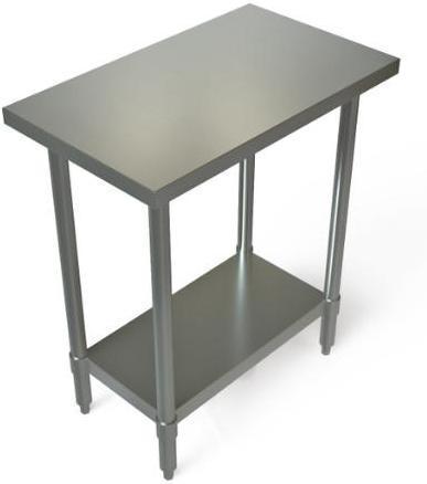 Tarrison - 18" x 30" Work Table with Stainless Steel Undershelf - SWT-3018