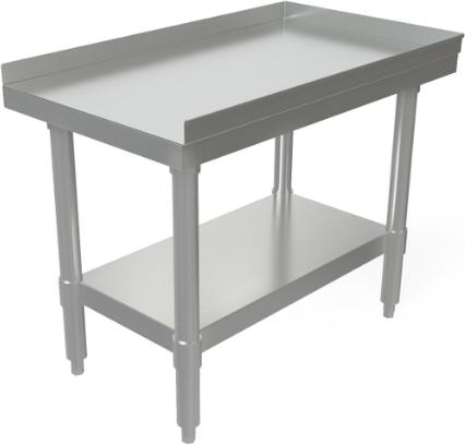 Tarrison - 18.125" x 24" x 24" Equipment Stand with Stainless Steel Legs & Undershelf - SES-2418