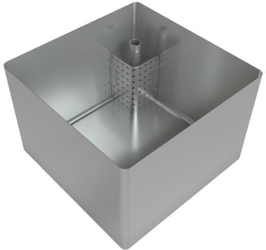 Tarrison - 20" x 20" OEM Sink Bowl with 1 Compartment & 1 Perforated Corner Drain Guard - SBC-202014