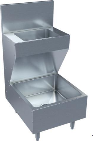 Tarrison - 20.5" x 26" x 43.25" Hand & Utility Mop Sink - HSUS2621