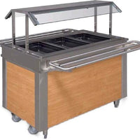 Tarrison - 24" Double Sided Buffet Servery Sneeze Guard - DBSG-24