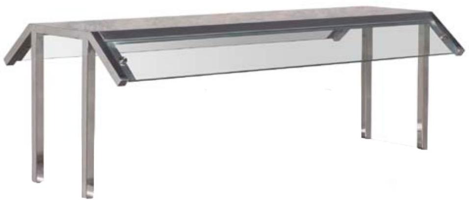 Tarrison - 24" Double Sided Buffet Servery Sneeze Guard - DBSG-24