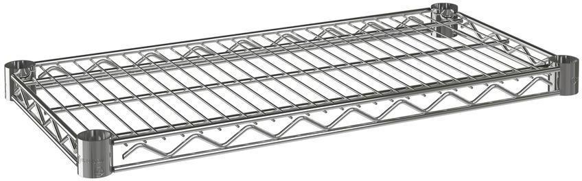 Tarrison - 24" x 12" Wire Shelf with PolySeal Claer Epoxyl Finish - S1224Z