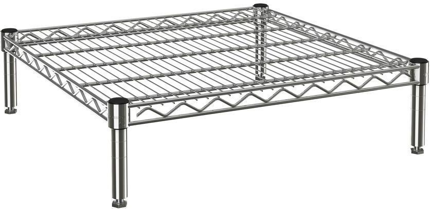 Tarrison - 24" x 24" x 6" Wire Platform with PolySeal Clear Epoxy Finish - P2424Z