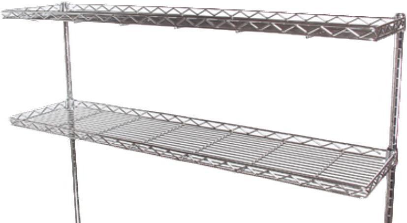 Tarrison - 30" x 12" Wire Cantilever Shelf with Chrome Finish - CS1230C