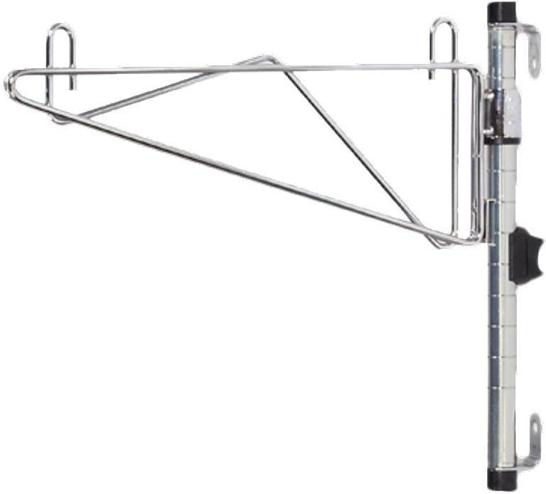 Tarrison - 34" Chrome Plated Post Wall Mount - PK34C
