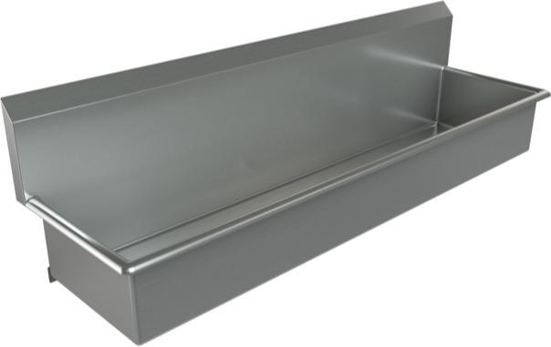 Tarrison - 36" x 20" Trough Sink without Faucet Holes - TA-TS2036NHC