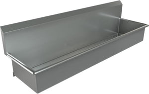 Tarrison - 36" Trough Sink without Faucet Holes - TA-TS2036NHC