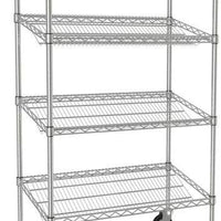 Tarrison - 36" x 18" x 60" Mobile Slanted Shelf Merchandiser - MSSU18365C