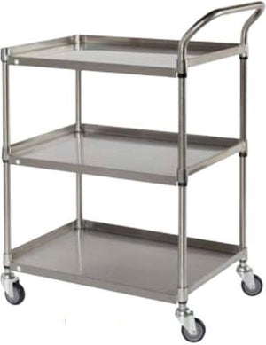 Tarrison - 36" x 24" 3 Tier Stainless Steel Bus Cart - BC2436S