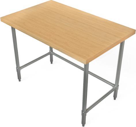 Tarrison - 36" x 24" Butcher Block Top Work Table - HTB-2436G (Custom Order)