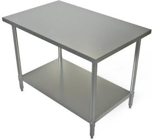 Tarrison - 36" x 24" Work Table with Galvanized Undershelf - WT-2436