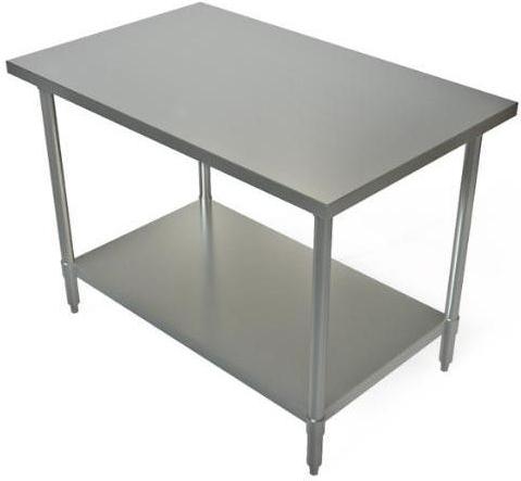 Tarrison - 36" x 24" Work Table with Stainless Steel Undershelf - SWT-2436