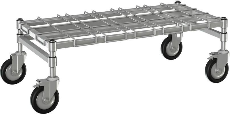 Tarrison - 36" x 24" x 12" Mobile Dunnage Rack with Mat - DMM2436Z