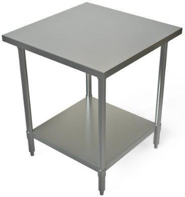 Tarrison - 36" x 30" Work Table with Galvanized Undershelf - WT-3036