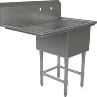 Tarrison - 39" Sink with 1 Compartment & Left Drain Board - PS1-18L