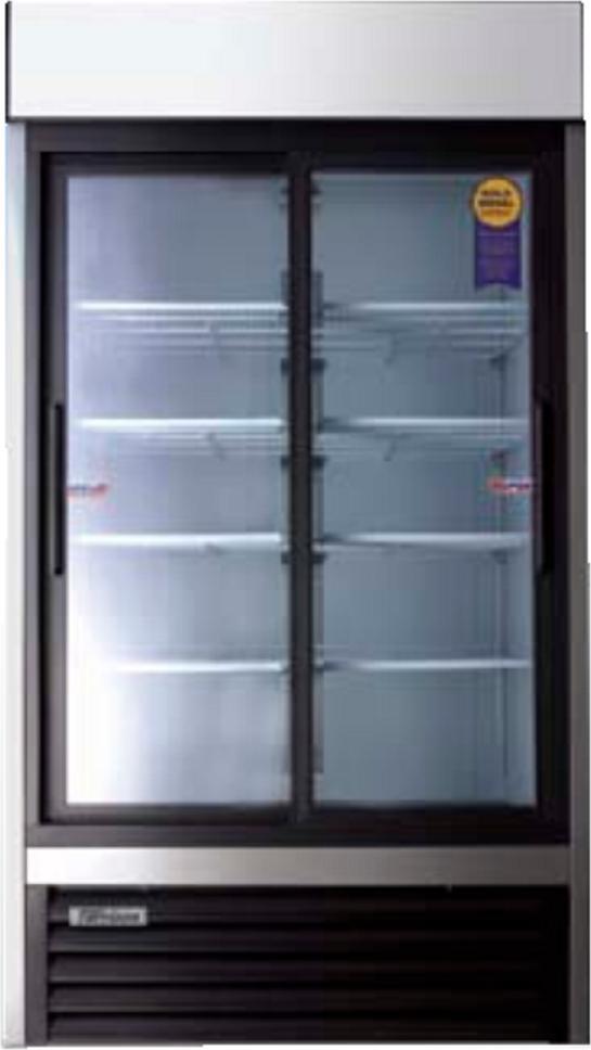 Tarrison - 39.5" Refrigerator with Sliding Glass Doors - TMGR33