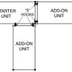 Tarrison - 42" x 21" x 74" 4-Tier Wire Add-On Shelving Unit with PolySear Clear Epoxy Finish - A21427Z