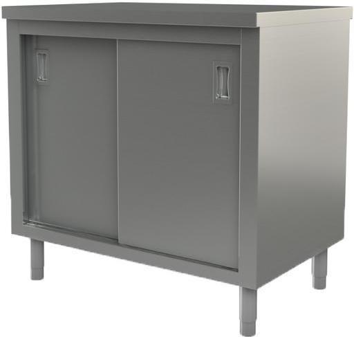 Tarrison - 42" x 24" Servery Work Table with Sliding Doors - C2442