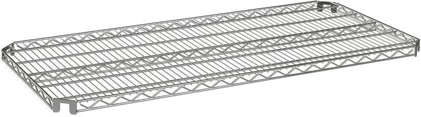Tarrison - 48" x 18" Flex Mount Wire Shelf with PolySeal Clear Epoxy Finish - SFM1848Z