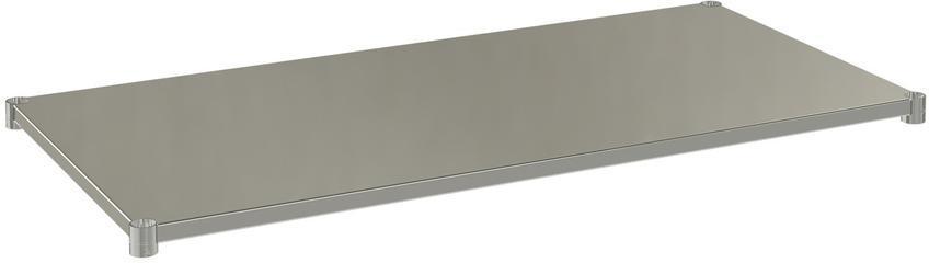 Tarrison - 48" x 18" Stainless Steel Solid Shelf - S1848SS