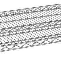 Tarrison - 48" x 24" Flex Mount Wire Shelf with Zinc Clear Epoxy Finish - SFM2448ZC