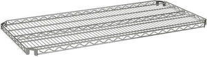 Tarrison - 48" x 24" Flex Mount Wire Shelf with Zinc Clear Epoxy Finish - SFM2448ZC