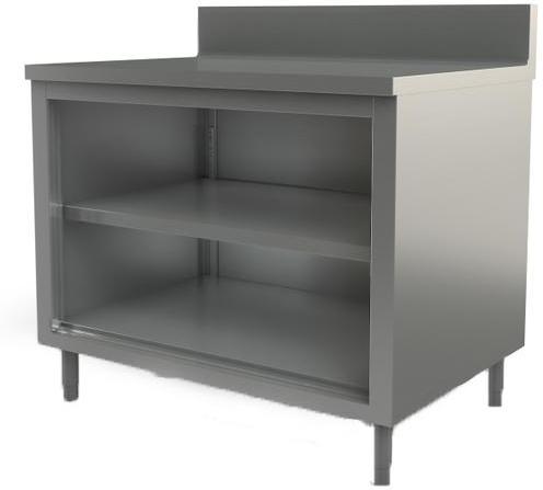 Tarrison - 48" x 24" Servery Work Table with Backsplash - CO2448B