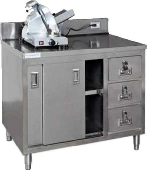 Tarrison - 48" x 30" Slicer Stand with Pull-out Drawers - SSCB-3048BD