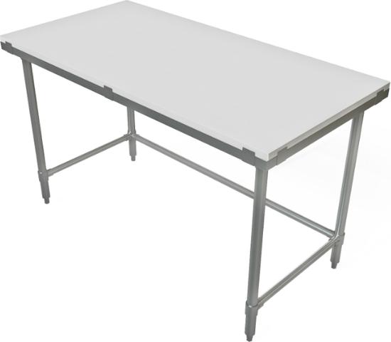 Tarrison - 48" x 30" x 35" Poly Top Open Base Work Table - PTB3048